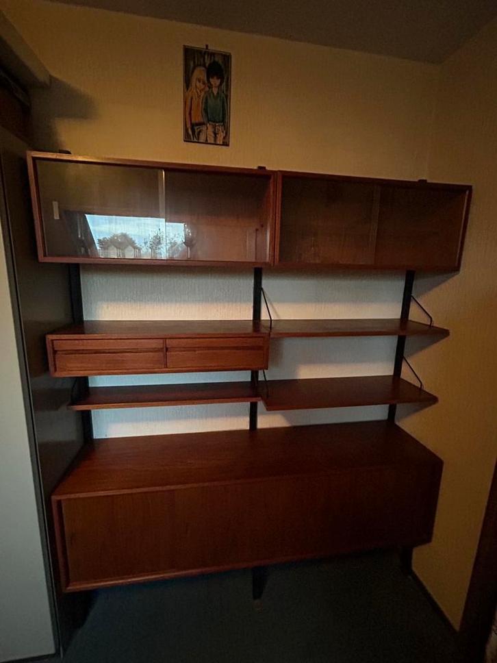Wandmeubel Poul Cadovius, Huis en Inrichting, Kasten | Wandmeubels, Zo goed als nieuw, 200 cm of meer, 150 tot 200 cm, 25 tot 50 cm