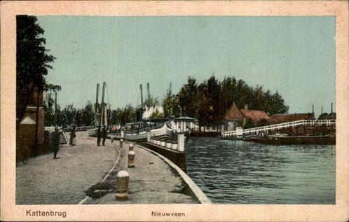kattenbrug . nieuwveen ., Verzamelen, Ansichtkaarten | Nederland, Gelopen, Zuid-Holland, Voor 1920, Verzenden