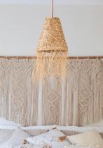 Sklum Hanglamp van jute Vries nieuw, Ophalen of Verzenden, Zo goed als nieuw