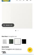 IKEA Selsviken Kastdeuren 2 stuk, Ophalen, Overige materialen, Nieuw, 50 tot 100 cm