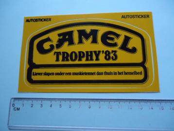 sticker CAMEL TROPHY 83 Landrover rally land rover auto beschikbaar voor biedingen