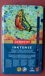 Derwent Inktense Aquarelpotloden set van 12, Verzenden, Nieuw, Waterverf