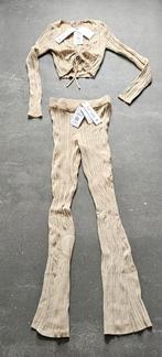 Tweedelig Festival Outfit Beige - Maat S - Nieuw!, Overige typen, Beige, Nieuw, Ophalen of Verzenden