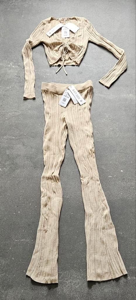 Tweedelig Festival Outfit Beige - Maat S - Nieuw!, Kleding | Dames, Gelegenheidskleding, Nieuw, Overige typen, Maat 36 (S), Beige