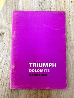 Handboek Triumph Dolomite + automatische transmissie, Ophalen of Verzenden