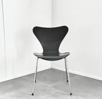 Stoel Arne Jacobsen Fritz Hansen model 3107 vintage design, Huis en Inrichting, Stoelen, Ophalen, Zwart, Metaal, Eén