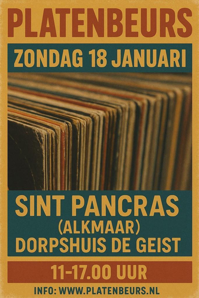 Platenbeus Arlkmaar St Pancras zondag 18 januari, Cd's en Dvd's, Vinyl | Pop, Zo goed als nieuw, 1960 tot 1980, Overige formaten