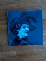 wandtegel van keramiek met afbeelding Rembrandt Delfts Blauw, Ophalen of Verzenden