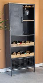 Wijnkast 183x72x42cm vince design montana, Ophalen of Verzenden, Zo goed als nieuw