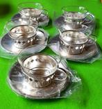 Verzilverd theeservies - Kempen & Begeer - Thee servies (5), Antiek en Kunst, Antiek | Goud en Zilver, Ophalen of Verzenden, Zilver