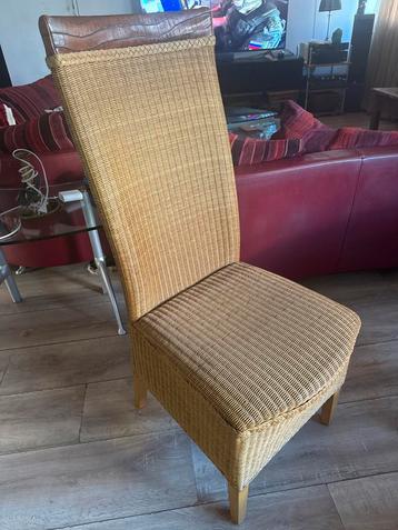 4 keer Lloyd Loom Eetkamerstoelen beschikbaar voor biedingen