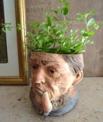 Karakterkop gemerkt 'terre cuite d'art grand feu', genummerd, Antiek en Kunst, Verzenden