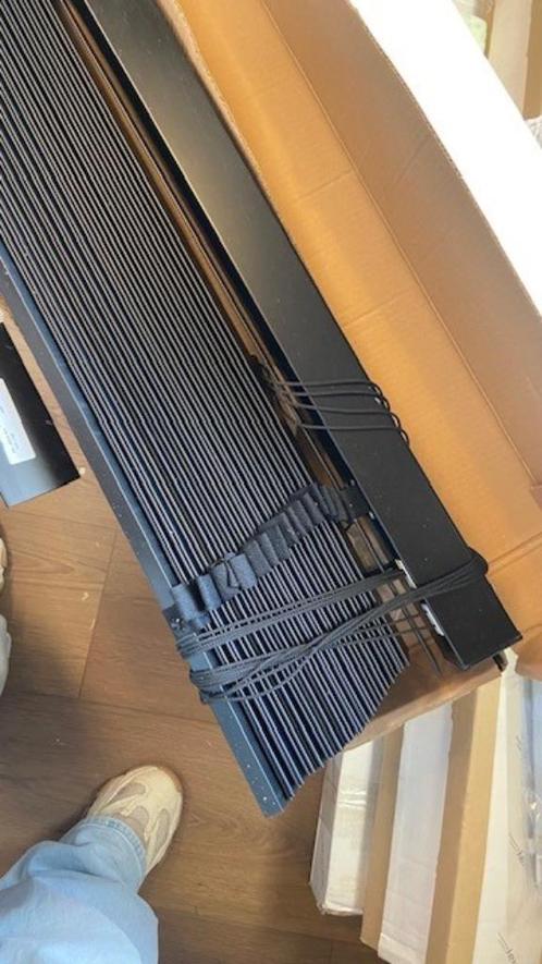 houten jaloezie zwart €100, Huis en Inrichting, Stoffering | Gordijnen en Lamellen, Zo goed als nieuw, 100 tot 150 cm, 200 cm of meer
