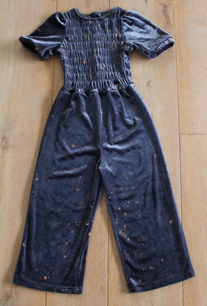 Fluwelen jumpsuit van Sissy Boy 110/116, Kinderen en Baby's, Kinderkleding | Maat 110, Gebruikt, Meisje, Broek, Ophalen of Verzenden