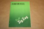 Full Zig-Zag Sewing Machine. Instruction Manual., Gelezen, Ophalen of Verzenden