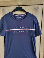 Tommy Hilfiger heren t-shirt shirt donkerblauw blauw, Gedragen, Blauw, Maat 48/50 (M), Ophalen of Verzenden
