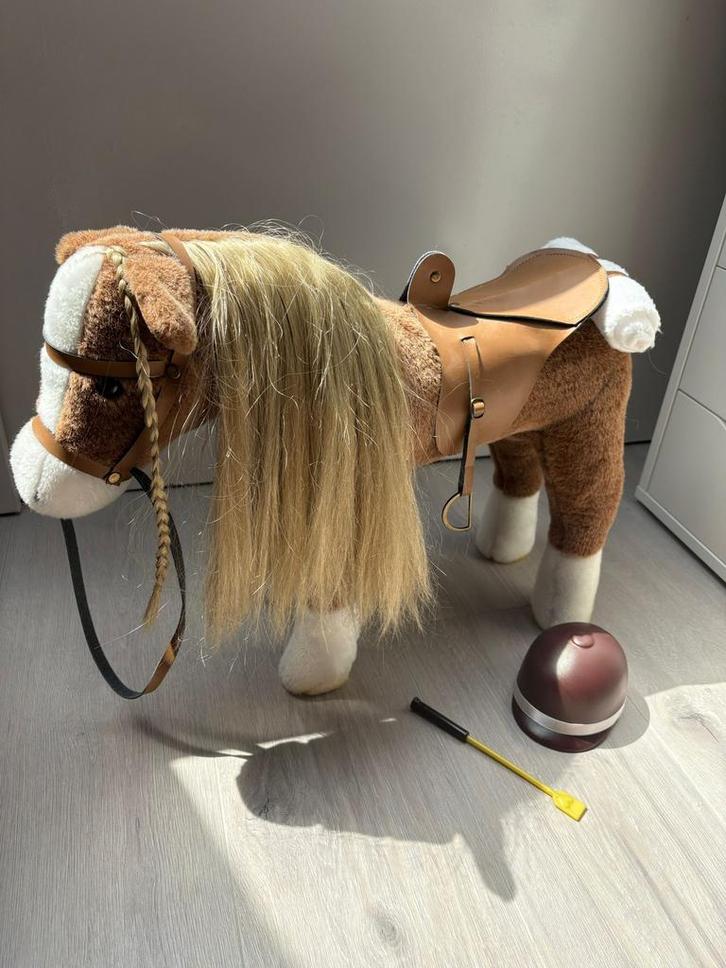 Götz paard voor pop, Kinderen en Baby's, Speelgoed | Hobbelfiguren, Gebruikt, Ophalen of Verzenden