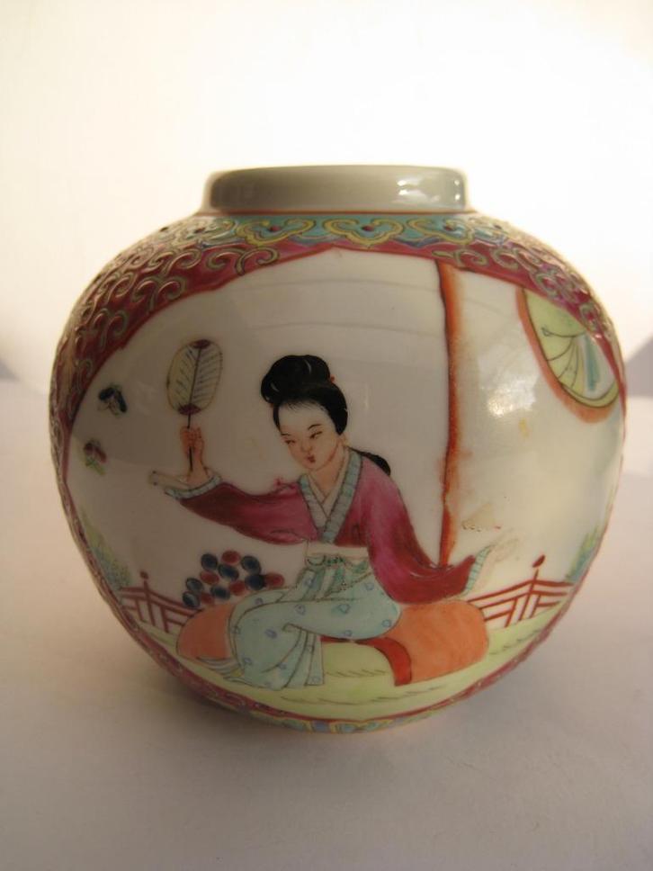 ANTIEKE GEMBERPOTTEN 7 STUKS  VOOR 10,- P.STUK !, Antiek en Kunst, Antiek | Porselein, Verzenden