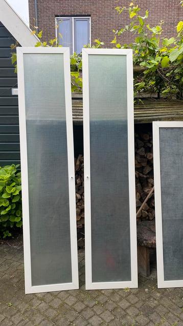 Ikea pax deuren melkglas 236 en 160 hoog 50 breed