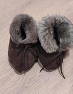 Baby sloffen van schapenleer met bont., Ophalen of Verzenden, Nieuw, Jongetje of Meisje, Slofjes