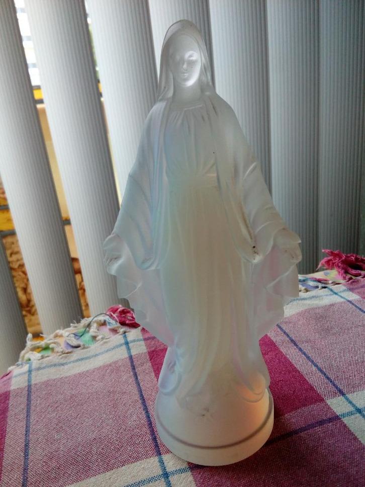 Etling opalescence madonna beeld dateert uit de jaren 1930/4, Antiek en Kunst, Antiek | Glas en Kristal, Ophalen