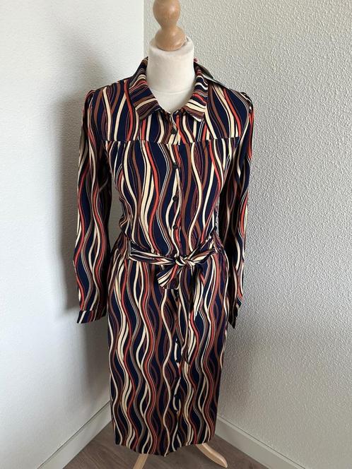 King Louie maat 40 NIEUW Laila dress Merrill 1977, Kleding | Dames, Jurken, Nieuw, Maat 38/40 (M), Blauw, Knielengte, Ophalen of Verzenden