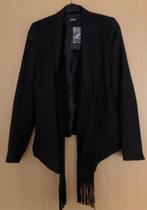 NIEUW: Apart zwart colbertje van Morgan maat 36 met sjaal, Zwart, Nieuw, Ophalen of Verzenden, Jasje