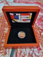 Gouden tientje Willem Alexander. Piet Mondriaan 2022 Proof., Koningin Beatrix, Euro's, Losse munt, Goud