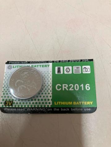 CR2016 Knoopcel Batterij beschikbaar voor biedingen