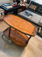 Antieke Vintage (messing) Serveerwagen/Barcart, Ophalen