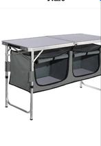 CAMPINGKASTMEUBEL 120 x 47 cm. 3 hoogtes instelbaar, Ophalen of Verzenden