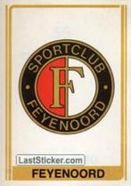 Gezocht: Panini Voetbal 79 Feyenoord Embleem, Verzamelen, Sportartikelen en Voetbal, Verzenden, Zo goed als nieuw, Feyenoord, Poster, Plaatje of Sticker