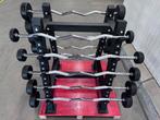 Halterrek met Halterstangen 5-50kg - Hastings, Ophalen, Zo goed als nieuw, Overige typen