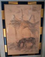 Acryl op papier van Jan Zondag, Ophalen