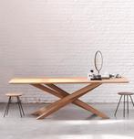 Ethnicraft Eettafel Mikado (240cm x 110cm), Huis en Inrichting, Tafels | Eettafels, Ophalen, Elegant, krachtig, uitgesproken, architectonisch