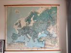 Kaart van Europa, Antiek en Kunst, Antiek | Schoolplaten, Ophalen, Aardrijkskunde