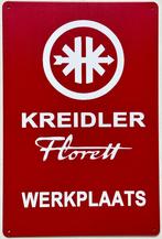 Kreidler Florett werkplaats reclamebord van metaal wandbord