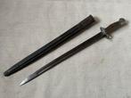 wo1 - Britse Lee Enfield bajonet P1907 met schede, Verzamelen, Ophalen of Verzenden, Landmacht, Engeland, Mes of Dolk