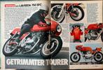 Test 1975 Laverda 750 SFC, Verzamelen, Automerken, Motoren en Formule 1, Verzenden, Zo goed als nieuw, Motoren