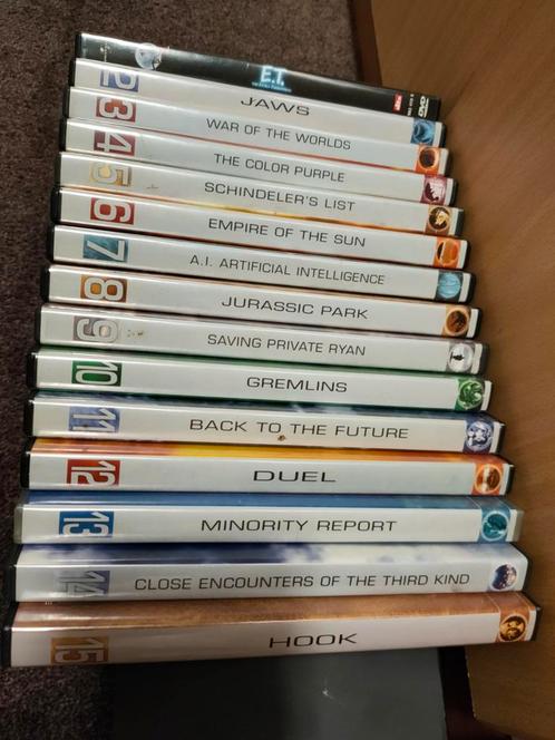 15 dvds Steven Spielberg filmcollectie 15top films DVD oa ET, Cd's en Dvd's, Dvd's | Filmhuis, Zo goed als nieuw, Overige gebieden