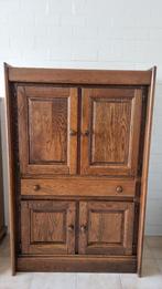 Donker eiken kast, Huis en Inrichting, Ophalen, Gebruikt, Eikenhout, 50 tot 100 cm