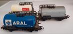 3 stuks Marklin Tankwagons. Ara, Bayer en VTG, Wisselstroom, Gebruikt, Rails, Ophalen of Verzenden