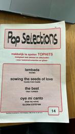 Pop selections 14 tophits songbook, Muziek en Instrumenten, Bladmuziek, Ophalen of Verzenden, Gebruikt, Artiest of Componist, Populair