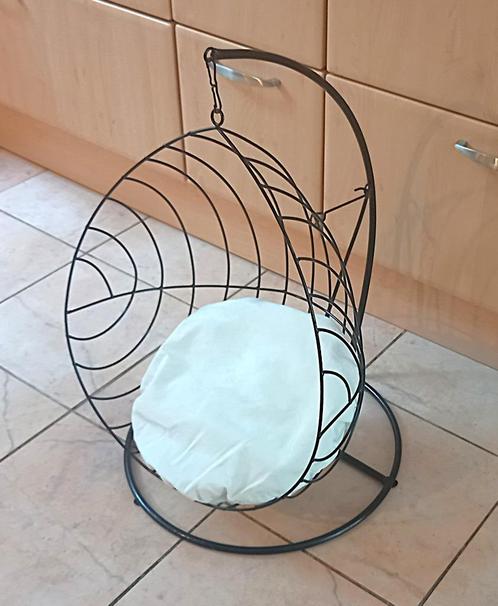leuke metalen hangstoel - hangmand voor kittens - 48x40x65, Dieren en Toebehoren, Kattenmanden, Overige, Ophalen