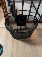 Fietsmand zwart - Stuurbevestiging, Fietsen en Brommers, Fietsaccessoires | Fietsmanden, Ophalen of Verzenden, Zo goed als nieuw