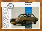 Leaflet Skoda 105-120 serie of 130 serie, Verzenden, Nieuw, Overige merken, Skoda