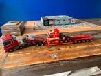 Combi deal 2 trucs schuif trailer, Hobby en Vrije tijd, Modelauto's | 1:50, Ophalen of Verzenden, Bus of Vrachtwagen, Wsi