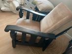Rookstoel met gereinigde kussens in nette staat, Huis en Inrichting, Gebruikt, 75 tot 100 cm, Ophalen of Verzenden, 50 tot 75 cm