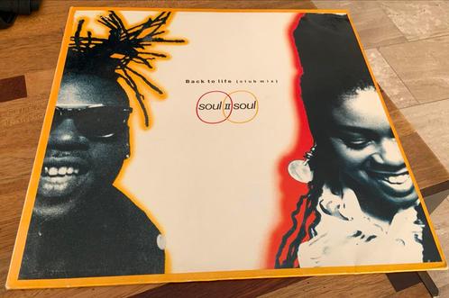 VINYL 12” MAXI SINGLE SOUL II SOUL BACK TO LIFE VIRGIN, Cd's en Dvd's, Cd's | Hiphop en Rap, Gebruikt, 1985 tot 2000, Verzenden