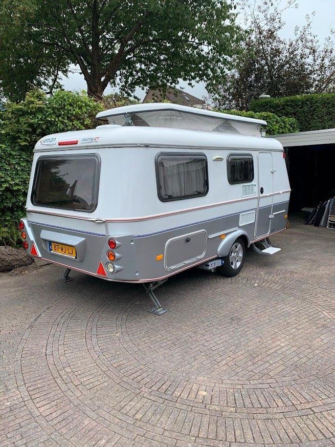 Eriba Touring troll GT 550, Caravans en Kamperen, Caravans, Particulier, tot en met 4, 1000 - 1250 kg, Treinzit, Eriba, Dwarsbed